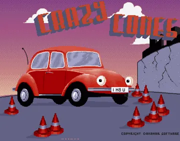 Crazy Cones screen shot title